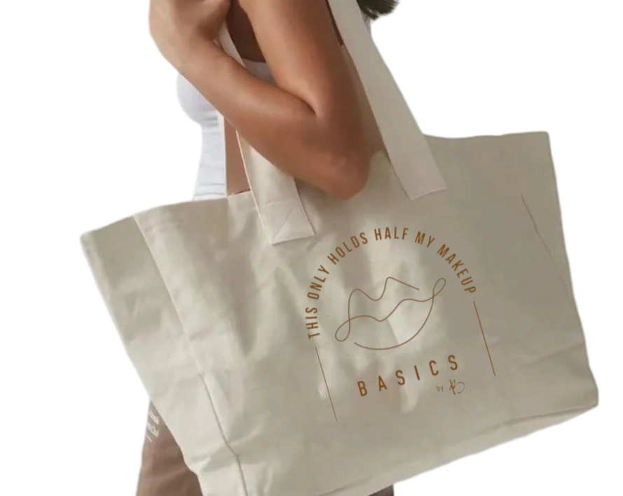 Overnight Tote Bag "This Only Holds Half My Makeup"