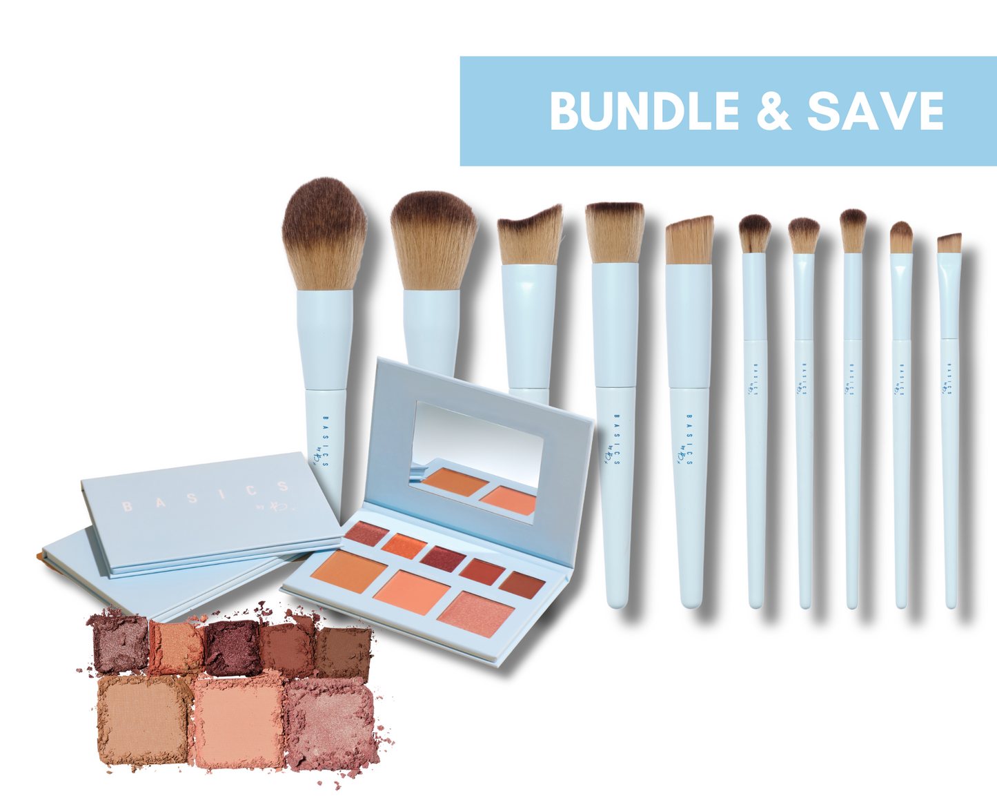 Face palette 1 & Brush Set Bundle