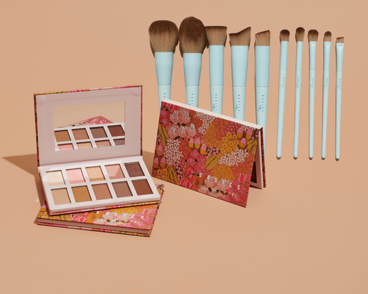 The Eye Shadow Palette and Brush Set