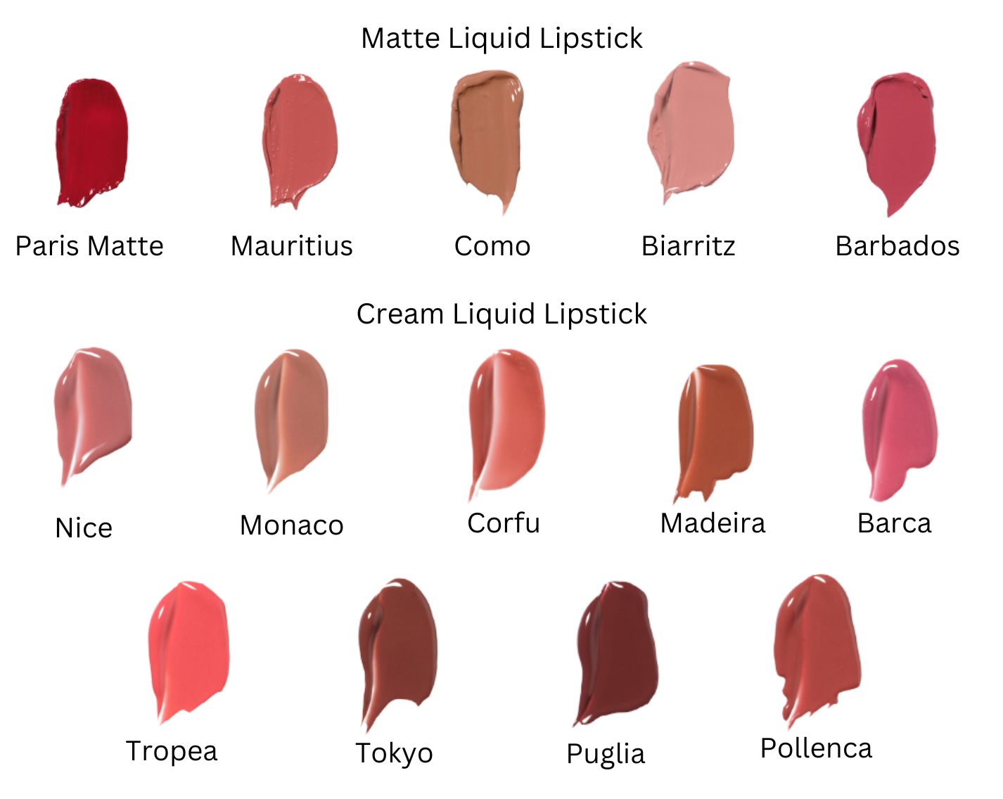 Liquid Lip Colours
